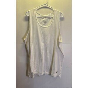Nike White Tank Top (2XL)‎